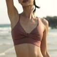 thumbnail image 1 of Ropa interior deportiva sin aros para mujer, para correr, fitness, pequeño fruncido en el pecho, chaleco de yoga, accesorio para recoger el pecho, sujetador antiflacidez en la espalda, 1 of 6