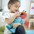 Sesame Street Brushy Brush Elmo 12inch Talking Plush, Sings Song, Soft