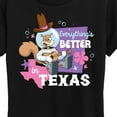 thumbnail image 3 of SpongeBob SquarePants - Everythings Better In Texas - Women's Short Sleeve Graphic T-Shirt, 3 of 6