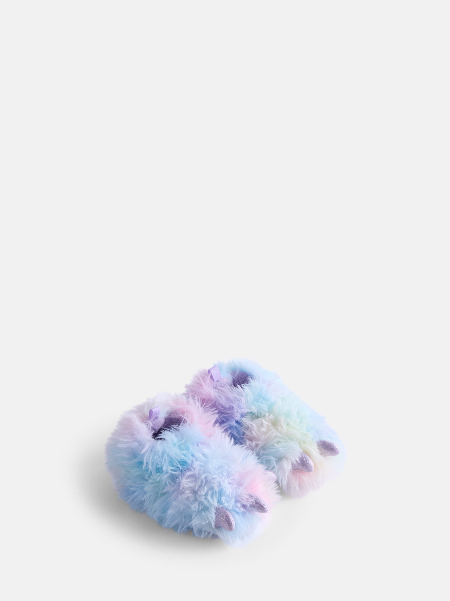 Wonder Nation Baby Girls Monster Claw Boot Slippers