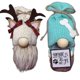 thumbnail image 1 of Gnomos Muñeco de peluche Decoración enana Regalos Adornos navideños Hogar Muñeca de Papá Noel Gnomo enano Adornos para árboles de Navidad (2 piezas-blanco + azul), 1 of 5