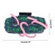 thumbnail image 4 of Clip para el cabello de patrones de mezclilla Unique Bargains 1 Pc 5.12"x1.97"x2.76" Azul oscuro Azul claro Rosa Verde, 4 of 5