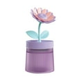 thumbnail image 1 of SHAGUOZHOU Mist compatible with Machine for Industrial Use Little Hippo Cute Flower Mini Humidifier 260ml Desktop Humidifiers For Bedroom Portable Small Cool Mist Humidification For Home Baby Nursery, 1 of 3