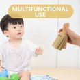 thumbnail image 3 of WRITWAA 4PCS Wooden Castanets Musical Instruments in Beige for Rhythm Development and Stage Performance, 3 of 8