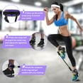 thumbnail image 3 of Ankle Resistance Bands with Cuffs,Butt Glutes Workout Equipment,Adjustable Comfort fit Neoprene,Leg Resistance Bands for Women & Men Fitness Equipment Purple, 3 of 5