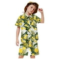 thumbnail image 2 of WOYY Toddler Boys Hawaii Beach Outfits Short Sleeve Button-Down Shirt Shorts Set, Sizes 1-2Y, 2 of 4