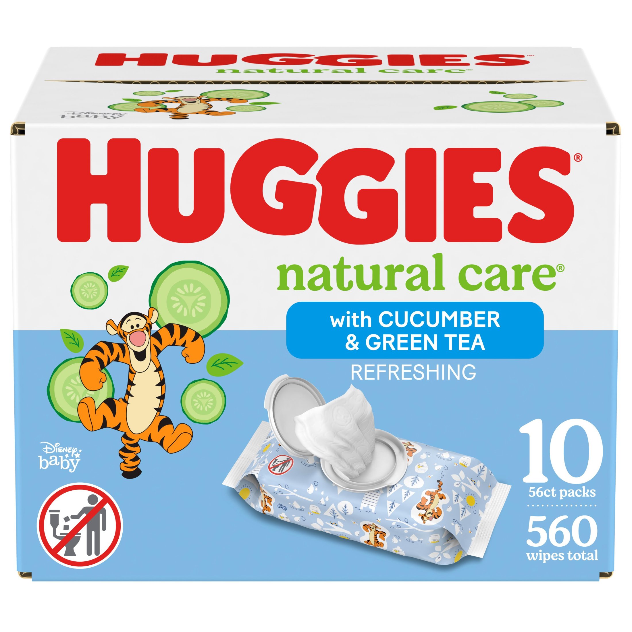 Huggies Natural Care Refreshing Baby Wipes, Scented, 10 Pack, 560 Total Ct (Select for More Options) - image 3 of 11
