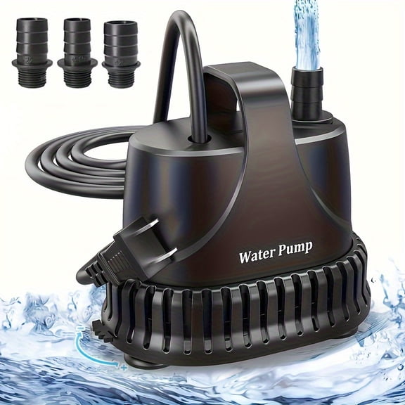 800GPH Submersible Water Pump - 40W 792gal/H Fountain/Sump/Pond Pump with 7ft Power Cord for Aquarium, Fish Tank, Waterfall, Water Table & Hydroponics