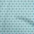 thumbnail image 1 of oneOone Polyester Spandex Turquoise Green Fabric Asian Ornamental Dress Material Fabric Print Fabric By The Yard 56 Inch Wide, 1 of 4