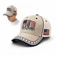thumbnail image 6 of JULMCOMO 9/11 25th Anniversary Baseball Cap 2001-2026 Never Forget American Flag Hat Contrast Color Adjustable Patriotic Hat for Unisex C, 6 of 6