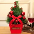 thumbnail image 1 of Mini  Tree Christmas Decor Durable Christmas Tree Figurines for Christmas Home Table Desk, 1 of 3