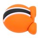 thumbnail image 4 of Protector de línea de datos con forma de oso de dibujos animados, protector de cable de carga para teléfonos móviles, computadoras y tabletas, líneas de datos naranja, 4 of 5