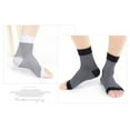 thumbnail image 3 of Best Running Socks, Ankle Support Ankle Brace Adaread Stripe Pressure Pedicure Sports Socks, L / XL, 3 of 15