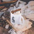 thumbnail image 5 of 3dRose, Vintage Nautical Anchor and Oak Leaves with Acorns in Blue and White, 11oz Mug, 5 of 7
