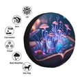 thumbnail image 4 of Naloa Book Glowing Mushrooms PVC Leather Spare Tire Wheel Cover for Car Truck SUV Camper Trailer Universal Fit many size16 inch, 4 of 6