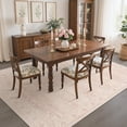 thumbnail image 2 of KUETH 6'x9' Area Rugs for Living Room, Non Slip Machine Washable Vintage Indoor Rug, Low Pile Chenille Print Rug for Bedroom Dining Room Home Office, 2 of 9