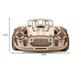 thumbnail image 2 of UGEARS Drift Cobra Racing Car Puzzle - Wooden 3D Puzzles for Adults to Build with Powerful Spring Motor - Wood Mechanical Models Building Kit for Fathers Day - Retro Hobbies f, 2 of 10