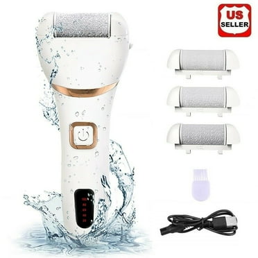 Electric Feet Callus Removers USB Rechargeable, Portable Electronic Foot File Pedicure Tools, Electric Callous Remover Kit, Professional Pedi Feet Care Perfect for Dead, Hard Cracked Dry Skin