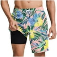 thumbnail image 2 of lkfuzj Men's Summer Breathable Polyester Casual Shorts with Elastic Waist and Multiple Pockets for Outdoor Beach Daily Activities, 2 of 6