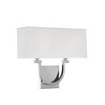 thumbnail image 5 of 2 Light Wall Sconce-12 inches Tall By 14 inches Wide-Satin Nickel Finish Bailey Street Home 159-Bel-4487488, 5 of 5