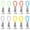 Multicolor, variant on Atopoler 10 Pcs Tea Towel Clip,Metal and Plastic Tea Towel Storage Clip with Hanging Loop for Bedroom Bathroom Kitchen Cupboard,Multicolor