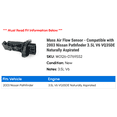 thumbnail image 2 of Mass Air Flow Sensor - Compatible with 2003 Nissan Pathfinder 3.5L V6 VQ35DE Naturally Aspirated, 2 of 2