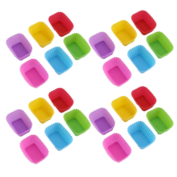 Moldes de silicona para cupcakes, reutilizables, para hornear magdalenas y muffins, resistentes a altas temperaturas, de grado alimenticio, regalo para entusiastas de la repostería.