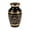 Black with Antique Gold, variant on Cresta Modern Small Aluminum Keepsake Cremation Urn for Human Ashes, Mini Urn with Secure Lid, 3 x 2 x 2 Inches, Black Blue Marble