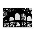 thumbnail image 2 of Gango Home Decor Eiffel Tower Latticework IV by Erin Berzel (Printed on Paper); One 36x24in Fine Art Paper Giclee Print, 2 of 4