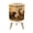 Color 2, variant on Small Trash Can with Lid Farmhouse Bear Deer Wooden Home Decor Brown Grizzly Bear 1.8 Gallon Dog Proof Trash Can Round Garbage Can Waste Bin Wastebasket for Bathroom Bedroom Living Room