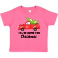 thumbnail image 3 of Inktastic I'll Be Home for Christmas Truck with Tree Boys or Girls Baby T-Shirt, 3 of 5