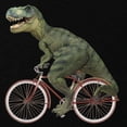 thumbnail image 3 of CafePress - Cycling Tyrannosaurus Rex Sweatshirt (Dark) - Classic Crew Neck Sweatshirt, 3 of 4