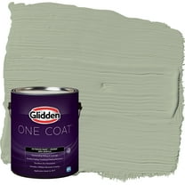 Glidden One Coat Exterior Paint and Primer, Gargoyle / Green, Gallon, Flat