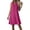 Hot Pink, variant on Horkkom Sleeveless Dress for Women V Neck Zipper Mini Dresses Summer Beach Vacation Sundresses L