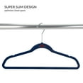 thumbnail image 5 of Simplify Kids Velvet Shirt Hangers, 25 Pack, Navy, 5 of 7