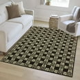 thumbnail image 4 of Mainstays Transitional Grid Plaid Black Indoor Area Rug, 5' x 7', 4 of 8