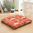 thumbnail image 4 of Sunshine Watermelon Pillow&nbsp;– 22x22 Inch Large Seat Cushion, Dutch Velvet, Bright Tropical Pattern for Yoga & Balcony Relaxation, 4 of 7