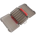 thumbnail image 2 of Caja de conservación de anzuelos de aparejos de pesca de polipropileno con hebilla, accesorio de pesca, color negro, 2 of 10