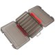 thumbnail image 2 of Caja de conservación de anzuelos de aparejos de pesca de polipropileno con hebilla, accesorio de pesca, color negro, 2 of 10
