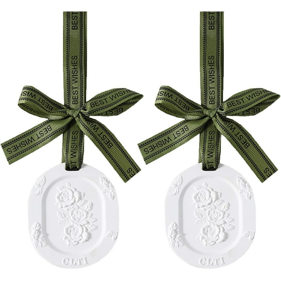 Nouveau Diffuseur d'Huiles Essentielles en Disque d'Argile 2026, Diffuseur de Parfum Passif en Plâtre pour Bureau Voitures Pièce Armoire Salle de Bain, Disque de Parfum Floral, Améliore le Sommeil et Soulage le Stress