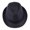Black, variant on Women Men Hat Unisex Casual Contrast Color Curled Brim Braided Sunscreen Foldable Outdoor Travel Panama Cowboy Headwear