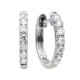 thumbnail image 1 of Aretes Huggies Oro Blanco 14K y Diamantes TIMESQUARE  12729DWE4WNA1M, 1 of 2