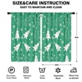 thumbnail image 2 of Blackout Kids Curtains,Green Christmas Tree Pattern Childrens Insulated Curtains Set Of 2,Bedroom Essentials,Toddler Room Decor 52"x84", 2 of 5