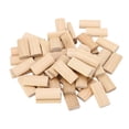 thumbnail image 3 of 50 Piezas de Taco de Madera Bling Bling 10 x 50 mm Madera Maciza de Haya, 3 of 12