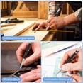 thumbnail image 2 of mmirethe Metal Assorted Colors Stationery Set Mechanical Pencils For Drawing Smooth Writing Carpenter Pencil black, 2 of 6