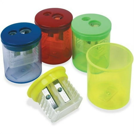 Eisen Two-hole Sharpener 2 Hole(s) - 2.5" Height x 1.3" Width - Assorted - 12 / Box