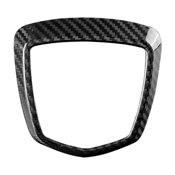 Real Hard Carbon Fiber Cover for Fiat 500 For Abarth 595 2012-2023 Rear Logo Trim Accessories