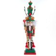 thumbnail image 1 of Kurt S. Adler HA0628 18 in. Hollywood Red & Green Leaves Hat Nutcracker, 1 of 1