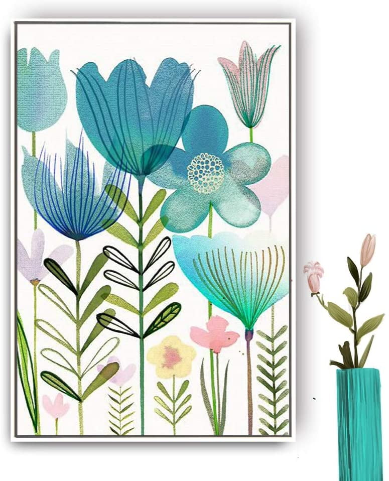 IDEA4WALL Framed Floral Wall Art Canvas Prints Flowers Painting ...