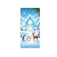 thumbnail image 5 of Christmas Moisture-resistant and Stain-resistant Door Cover, 72x36 Inch Winter Village Banner Ornament for Holiday Indoor Outdoor Party Decoration (Sky Blue), 5 of 6